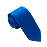 Royal Blue Satin Wedding Tie